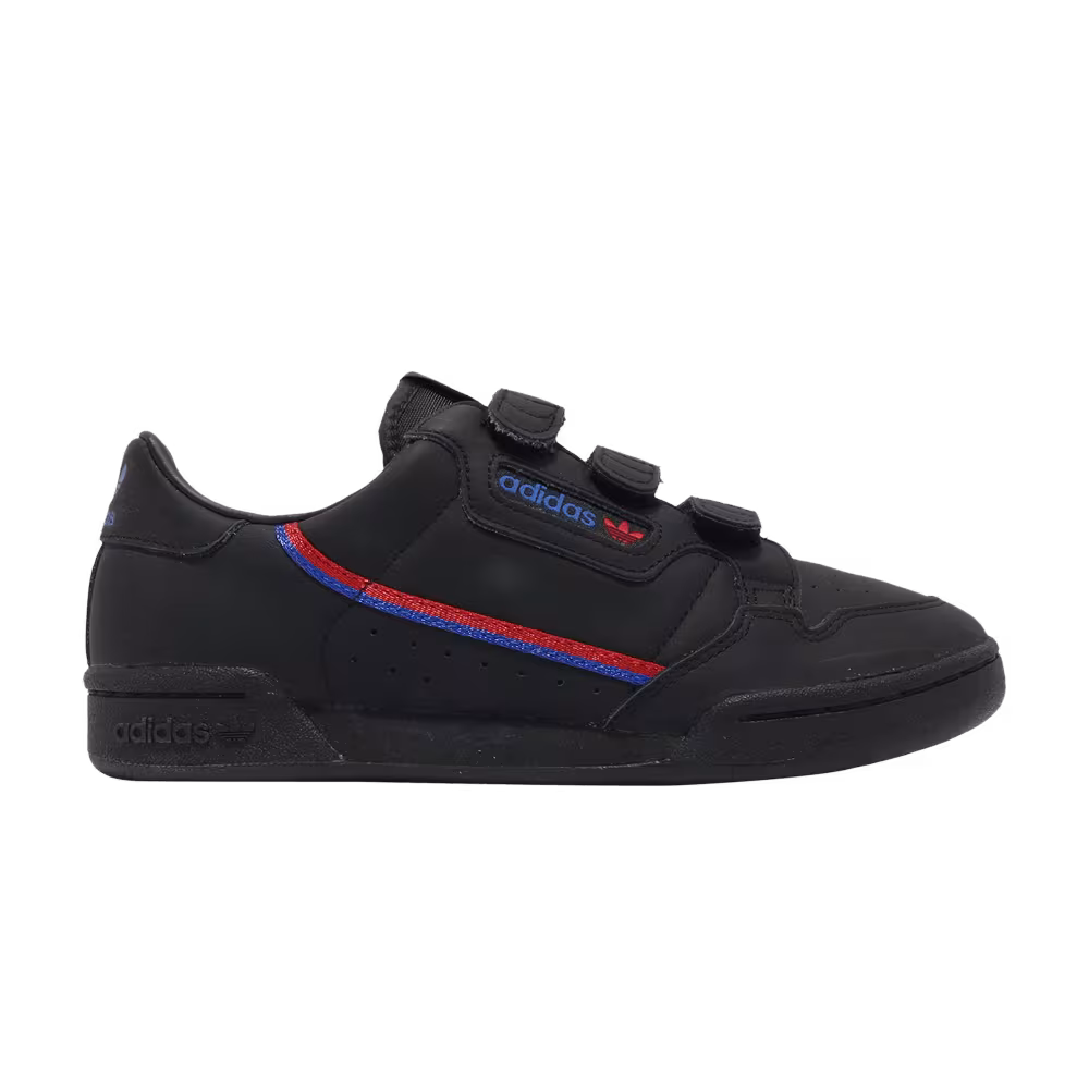 Adidas Women's Continental 80 Strap Black Royal Scarlet