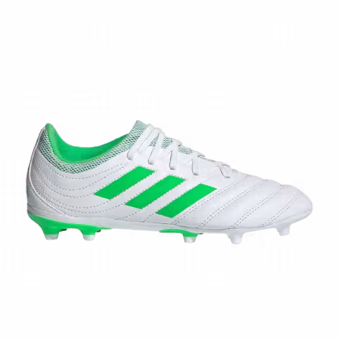 Adidas Copa 19.3 FG J 'White Solar Lime'