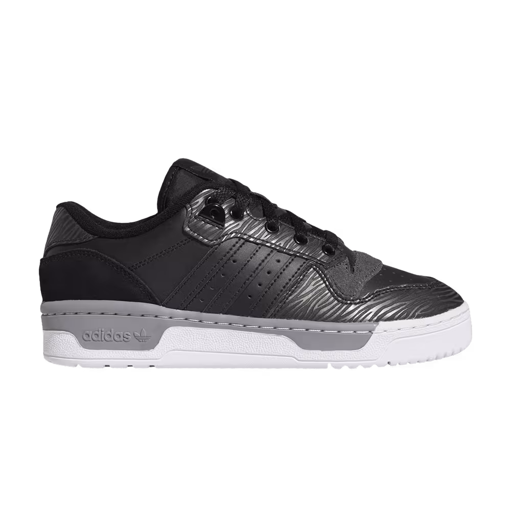 Adidas Rivalry Low Zebra Print - Black
