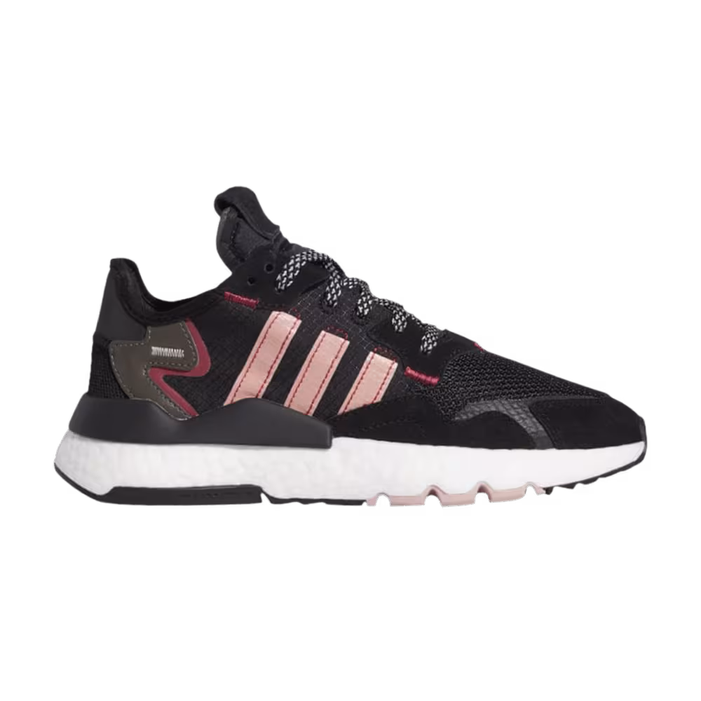 Adidas Women's Nite Jogger Black Energy Pink