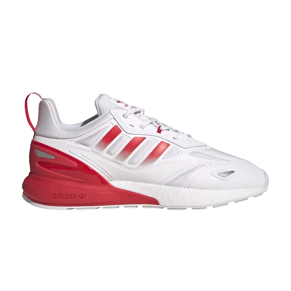 Adidas ZX 2K Boost 2.0 White Vivid Red