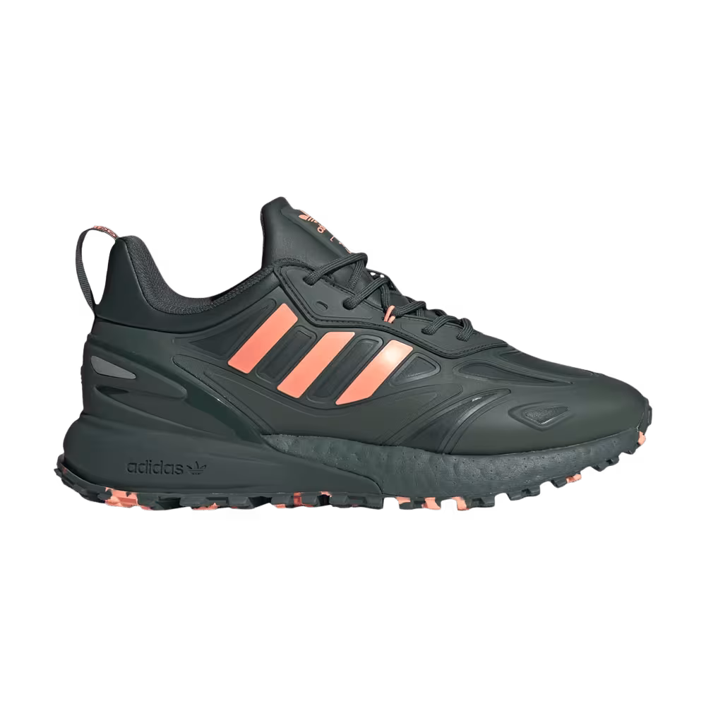 Adidas ZX 2K Boost 2.0 Trail Mineral Green Beam Orange