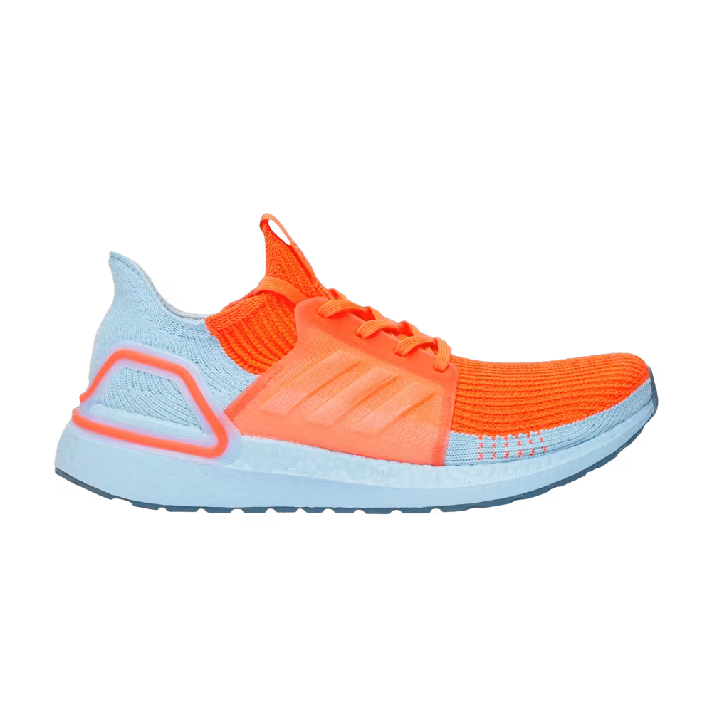 Adidas UltraBoost 19 Solar Red Glow Blue