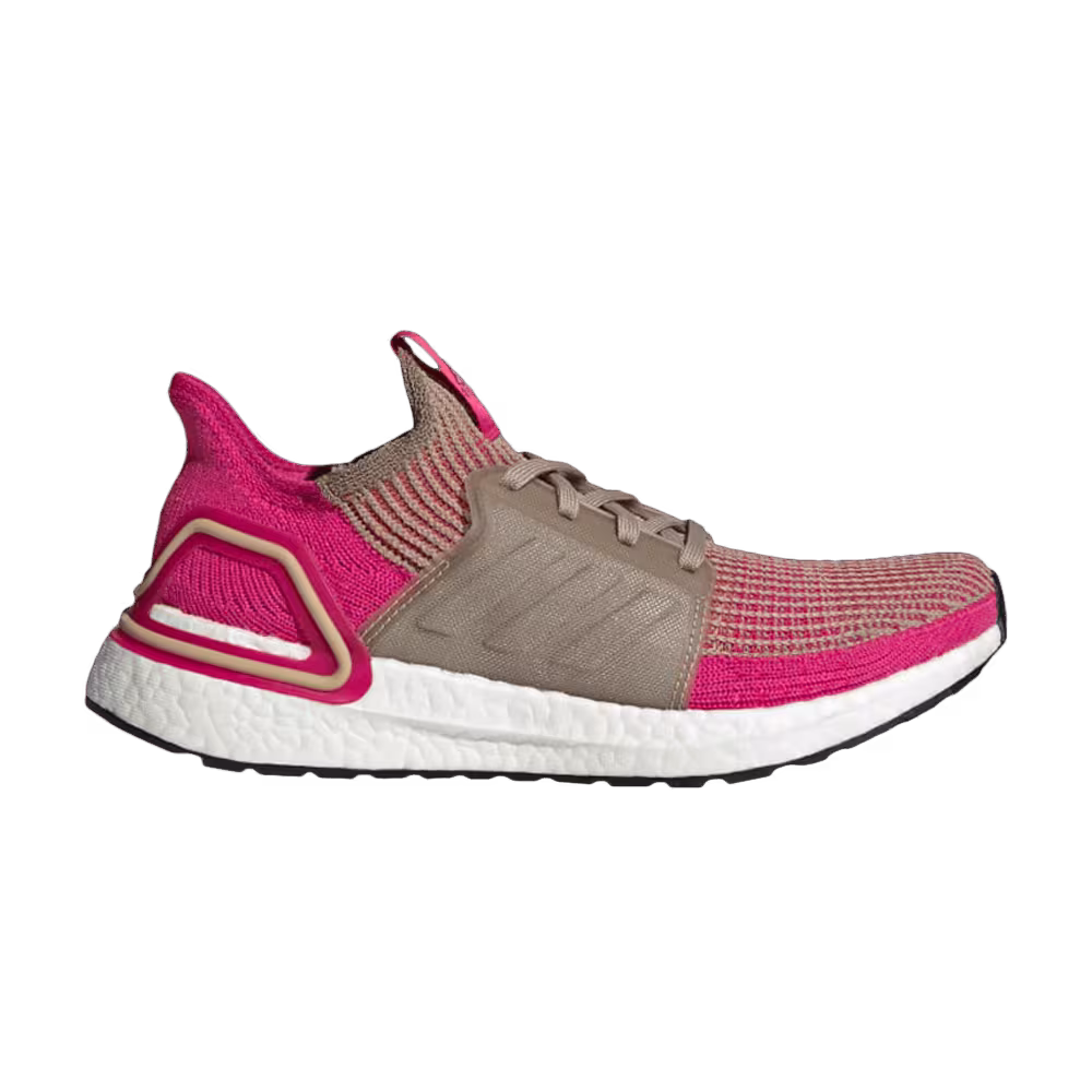 Adidas Women's UltraBoost 19 Trace Khaki Magenta