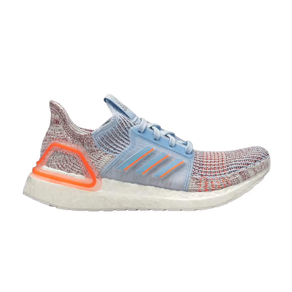 Adidas Women's UltraBoost 19 Coral Glow Blue