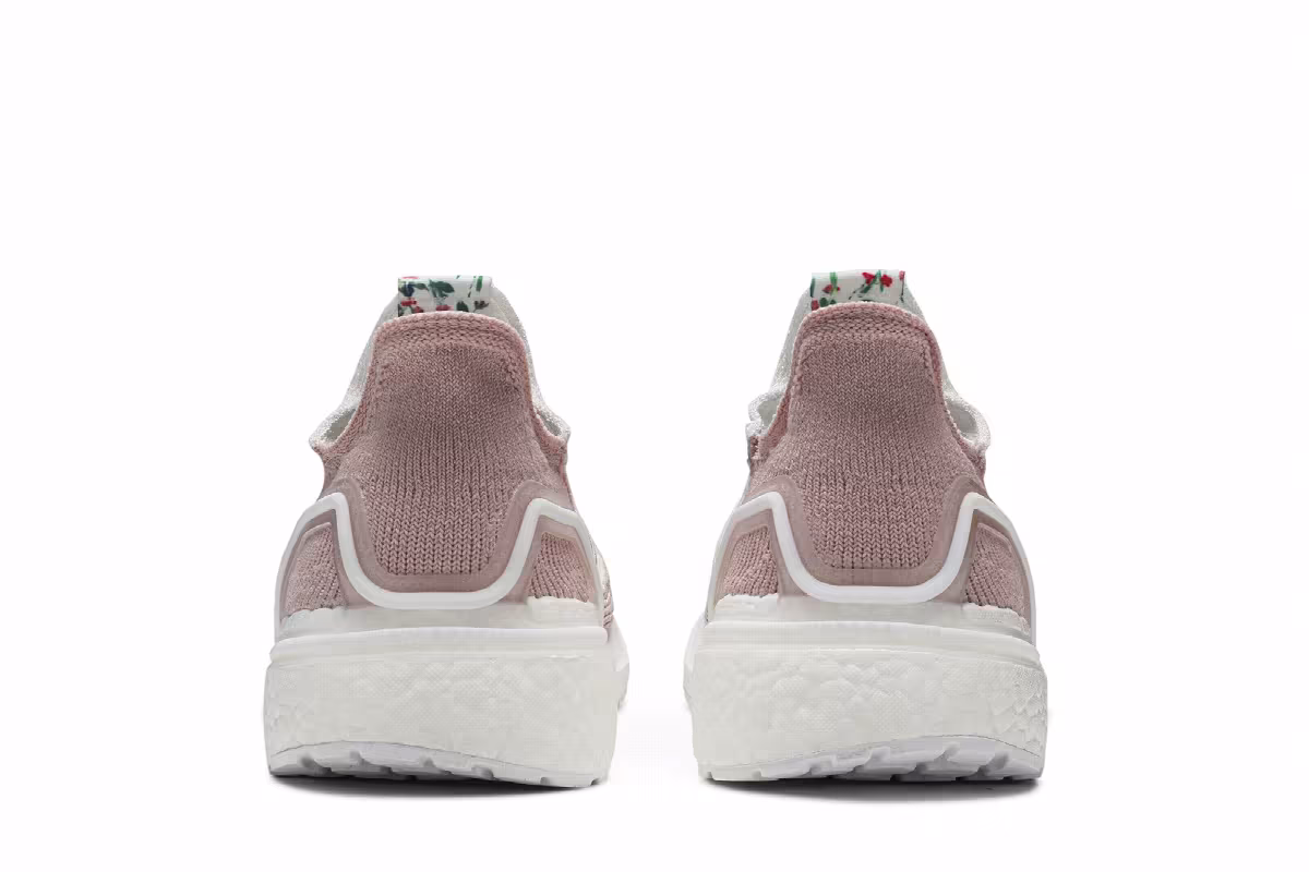Adidas Women's UltraBoost 19 White Pink Spirit, view 7