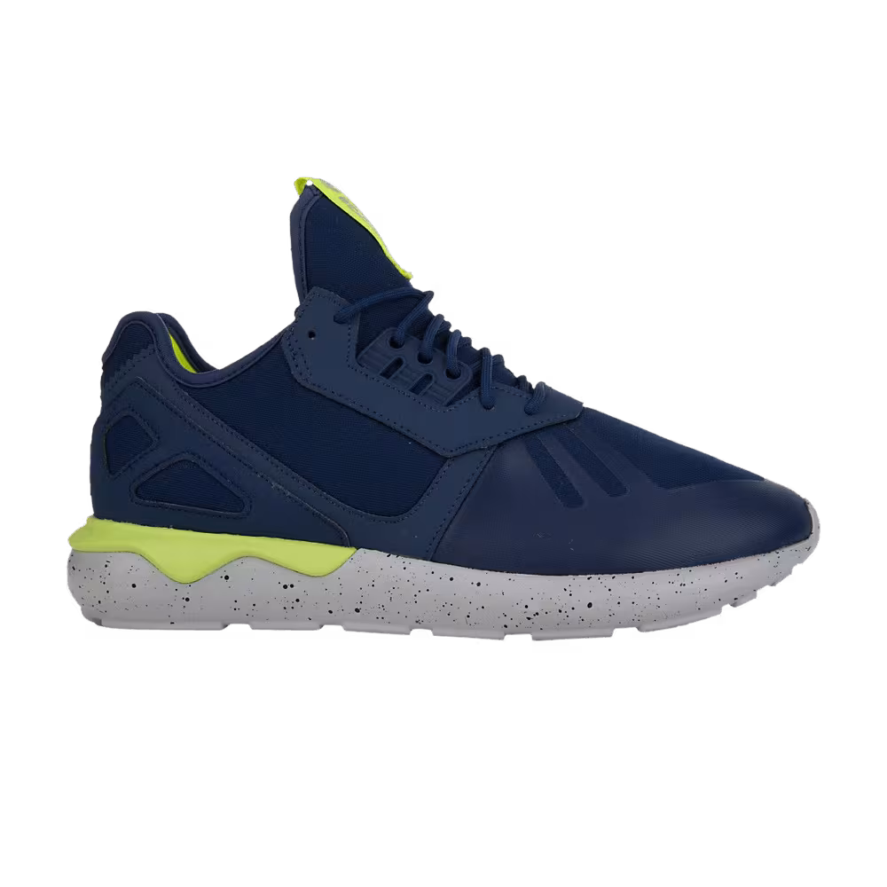 Adidas Tubular Runner Navy Blue Neon