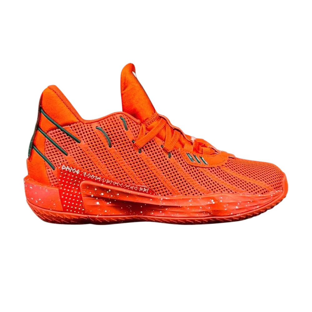 Adidas Dame 7 Miami Hurricanes