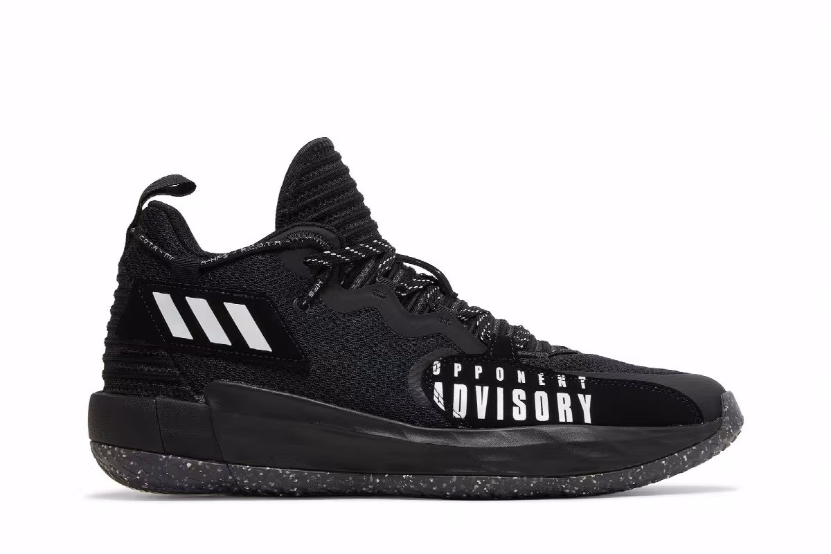 Adidas SM Dame 7 EXTPLY Opponent Advisory - Core Black, view 2