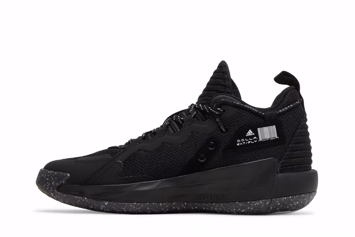 Adidas SM Dame 7 EXTPLY Opponent Advisory - Core Black, view 4