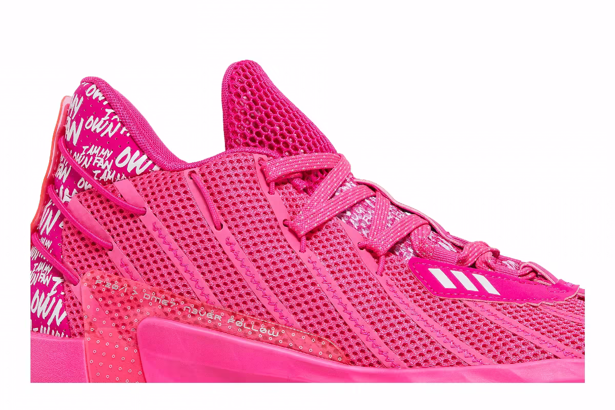 Adidas Dame 7 I Am My Own Fan - Team Shock Pink, view 3