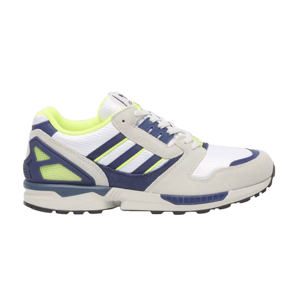 adidas ZX 8000 White Dark Blue Grey