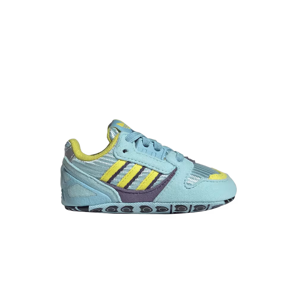 Adidas ZX 8000 Infant Aqua Shock Yellow Purple