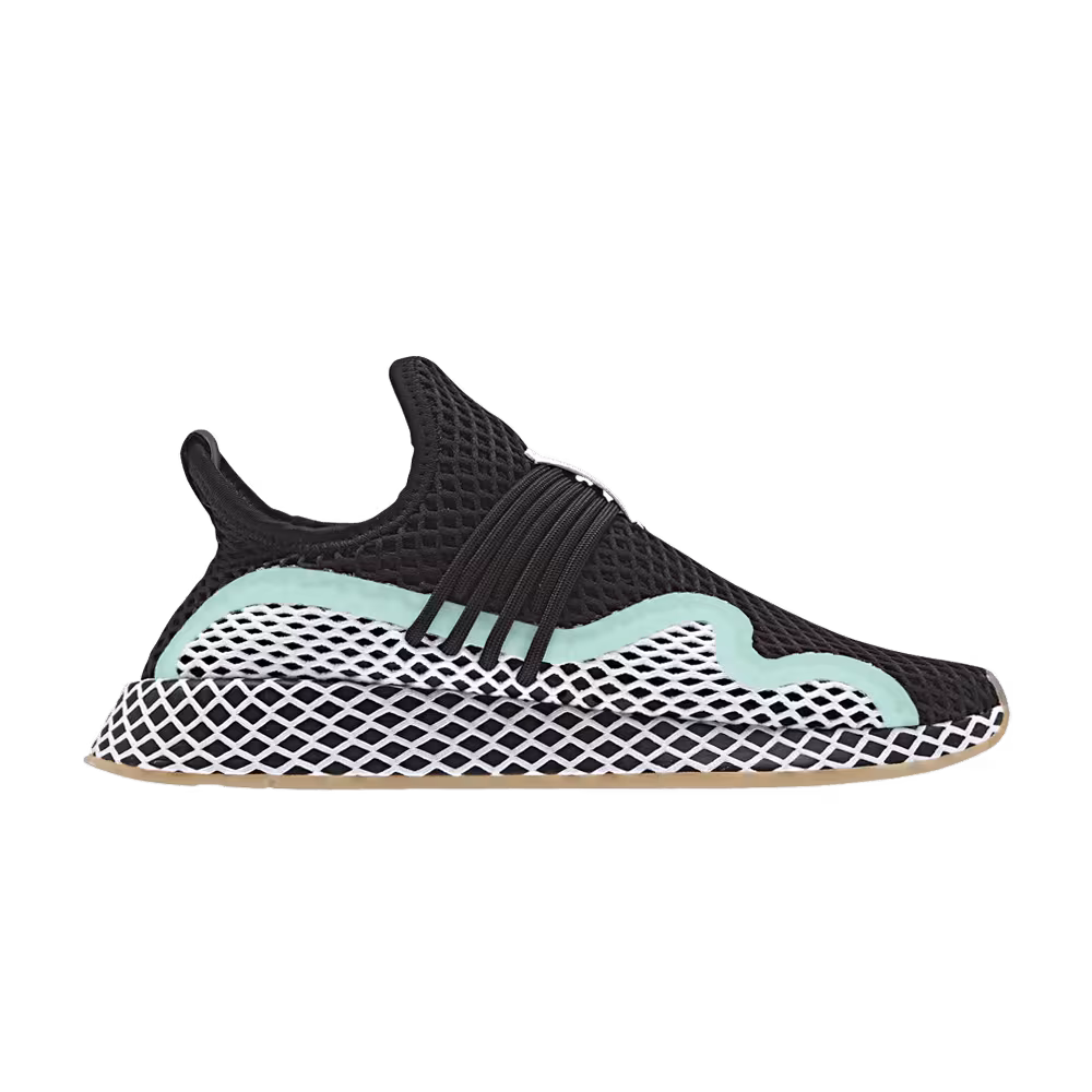 Adidas Women's Deerupt S Black Clear Mint