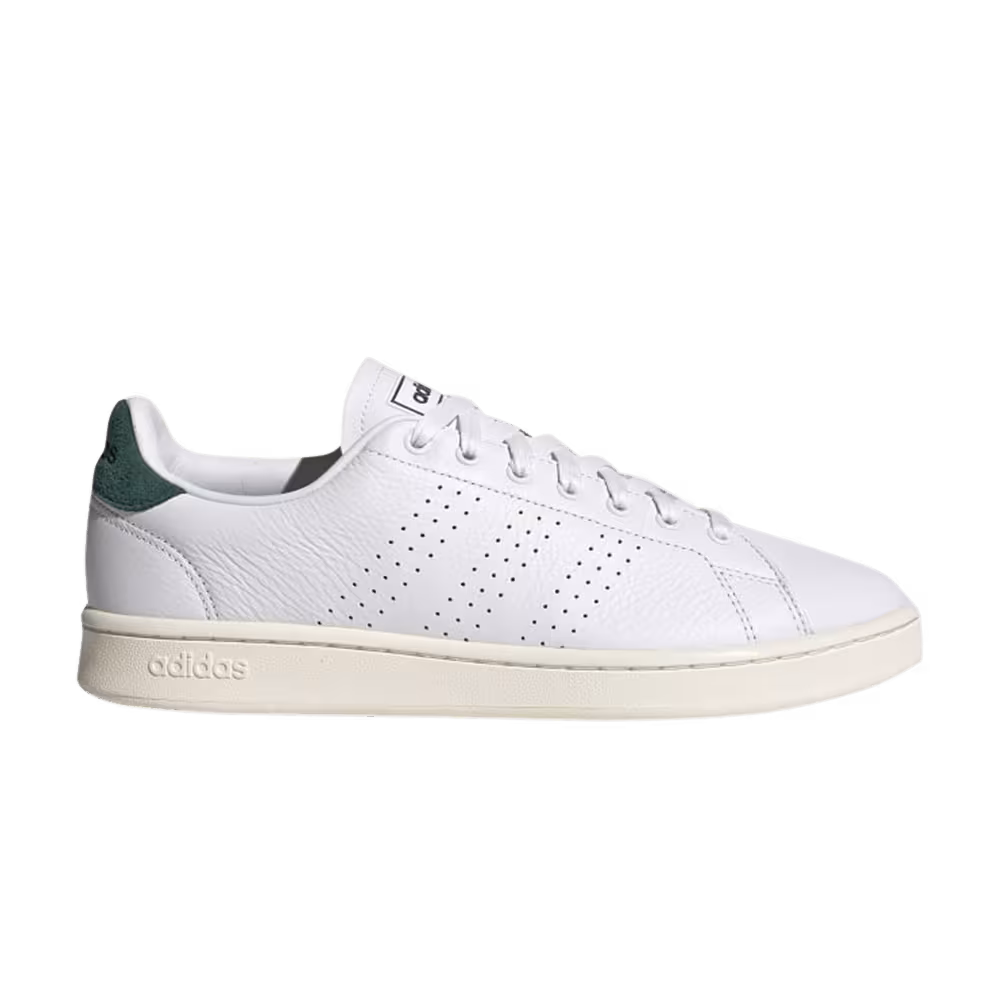 Adidas Advantage White Collegiate Green