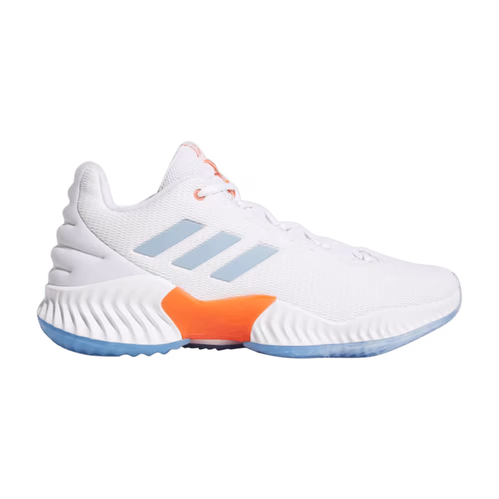 Adidas Pro Bounce 2018 Low White Clear Blue Solar