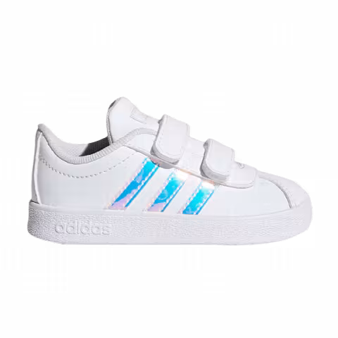 Adidas VL Court 2.0 J 'White Clear Orange'