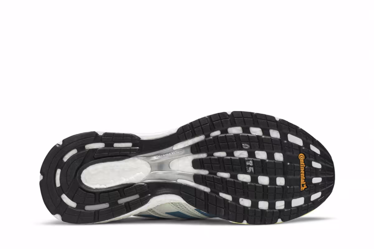 Adidas Women's Adizero Boston 7 White Shock Cyan, view 5