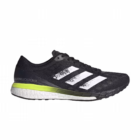 Adidas Adizero Boston 9 'Black Solar Yellow'