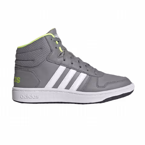 Adidas Hoops 2.0 Mid J 'Grey Volt'