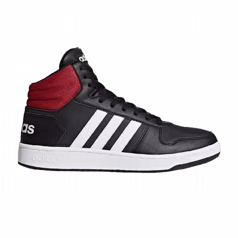 Adidas Hoops 2.0 Mid 'Core Black Scarlet'