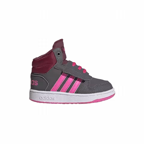 Adidas Hoops 2.0 Mid I 'Grey Screaming Pink'