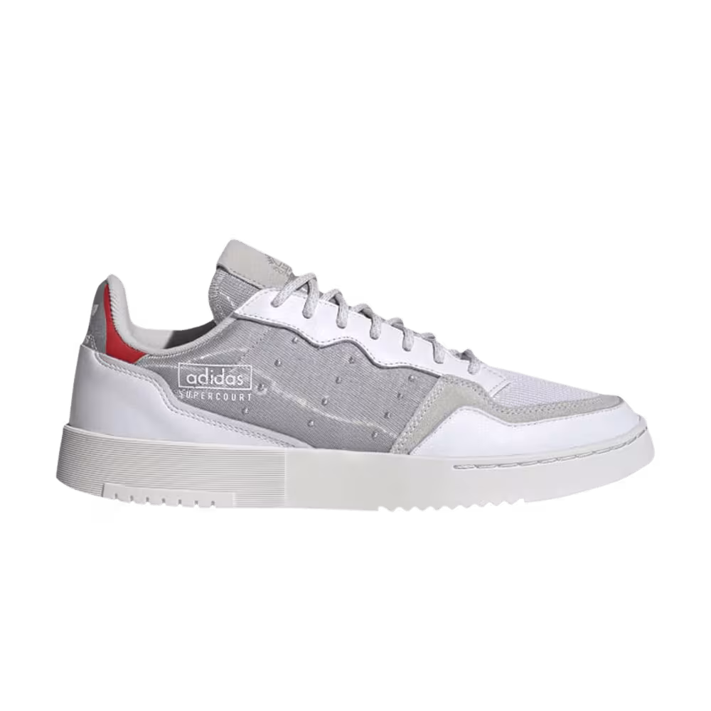 Adidas Supercourt White Silver Metallic