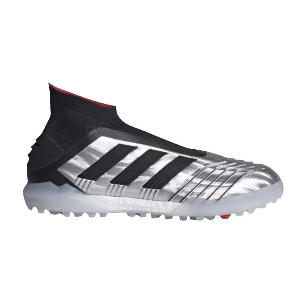 Adidas Predator 19+ Turf Silver Metallic Black