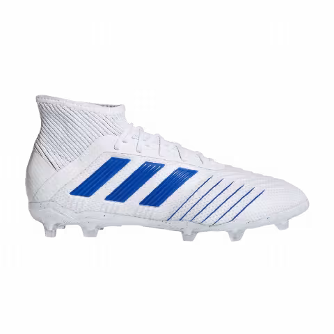 Adidas Predator 19.1 FG J 'White Bold Blue'