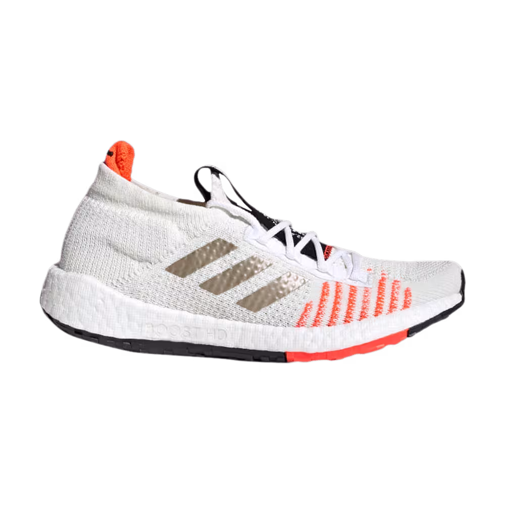 Adidas PulseBoost HD J White Solar Red