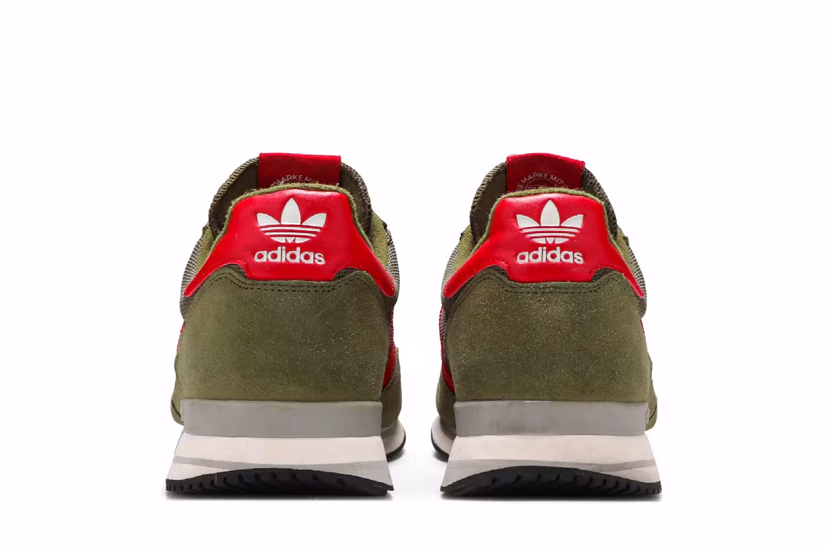 Adidas ZX 500 OG Olive Cargo Scarlet, view 7