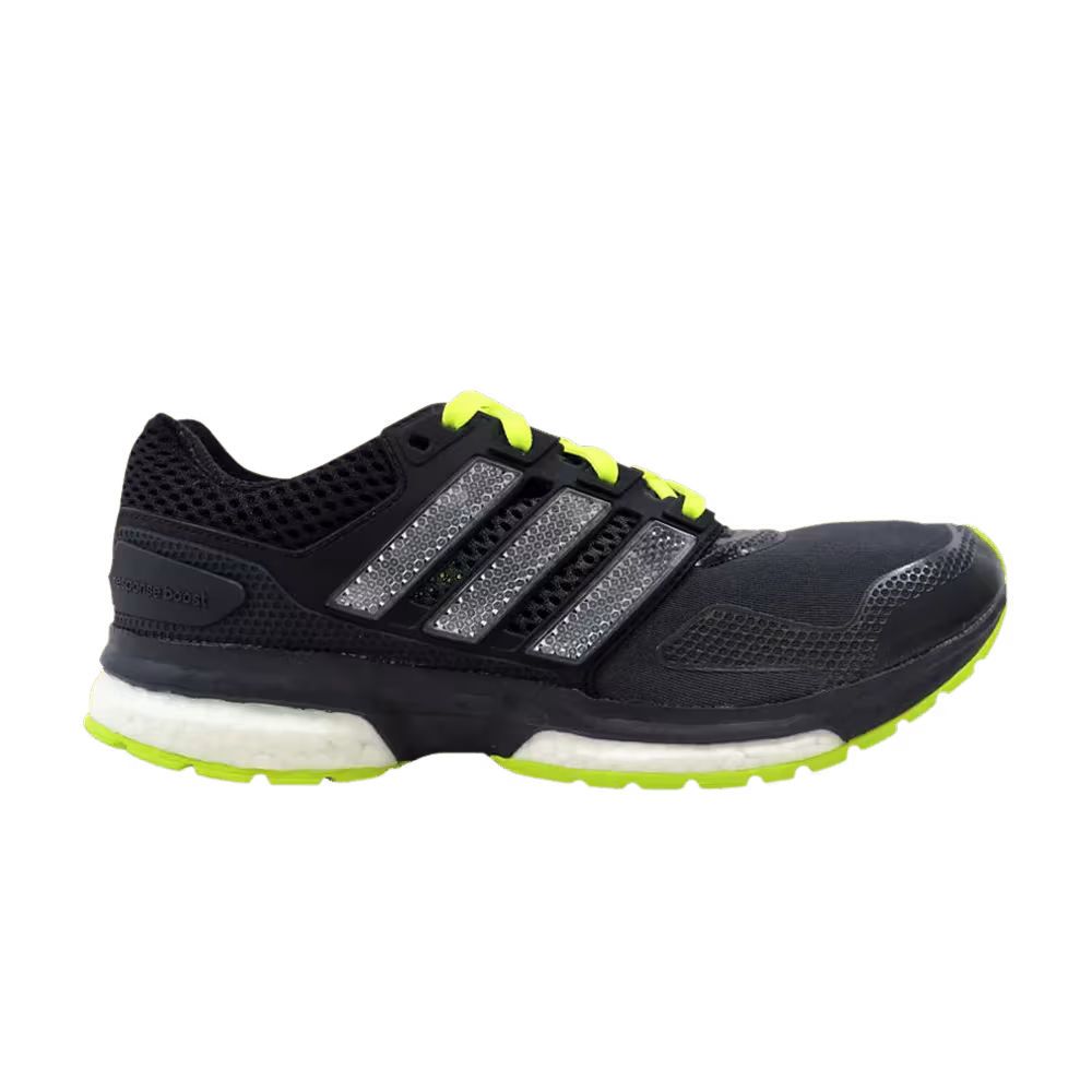 Adidas Response Boost 2 TF J Black Neon Green