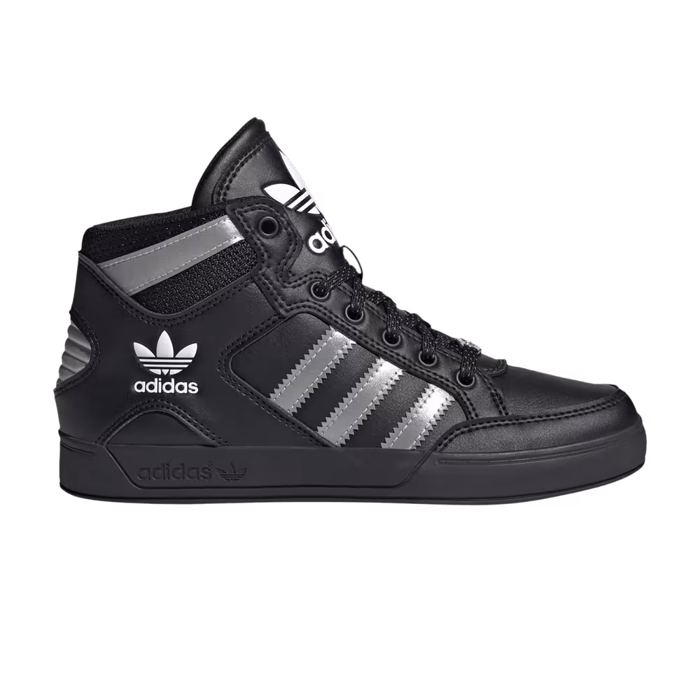Adidas Hard Court High J Black Silver Metallic