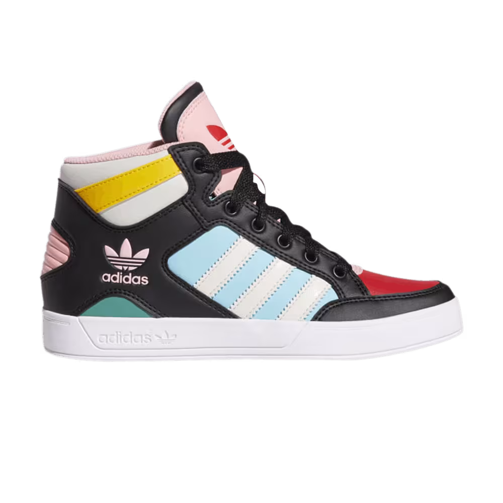 Adidas Hard Court High J Black Grey Light Aqua