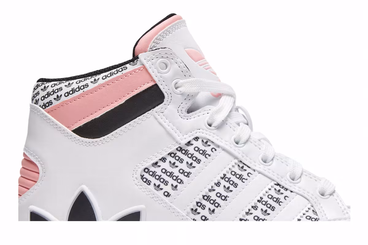 Adidas Hard Court High J Logo Print, view 3