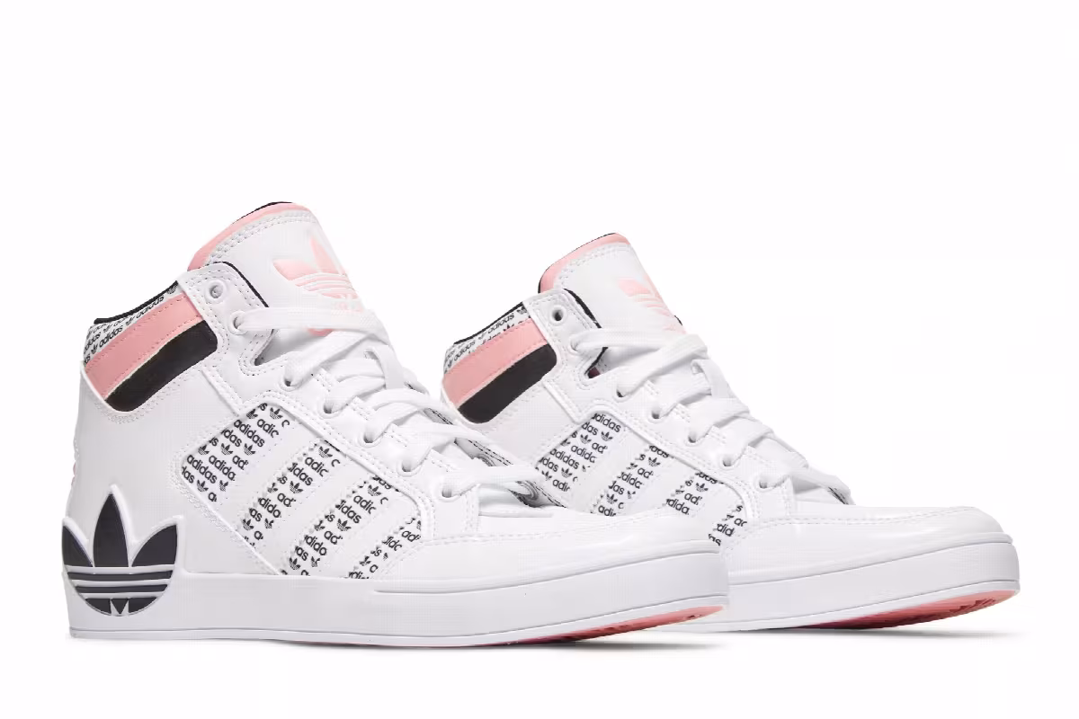 Adidas Hard Court High J Logo Print, view 9