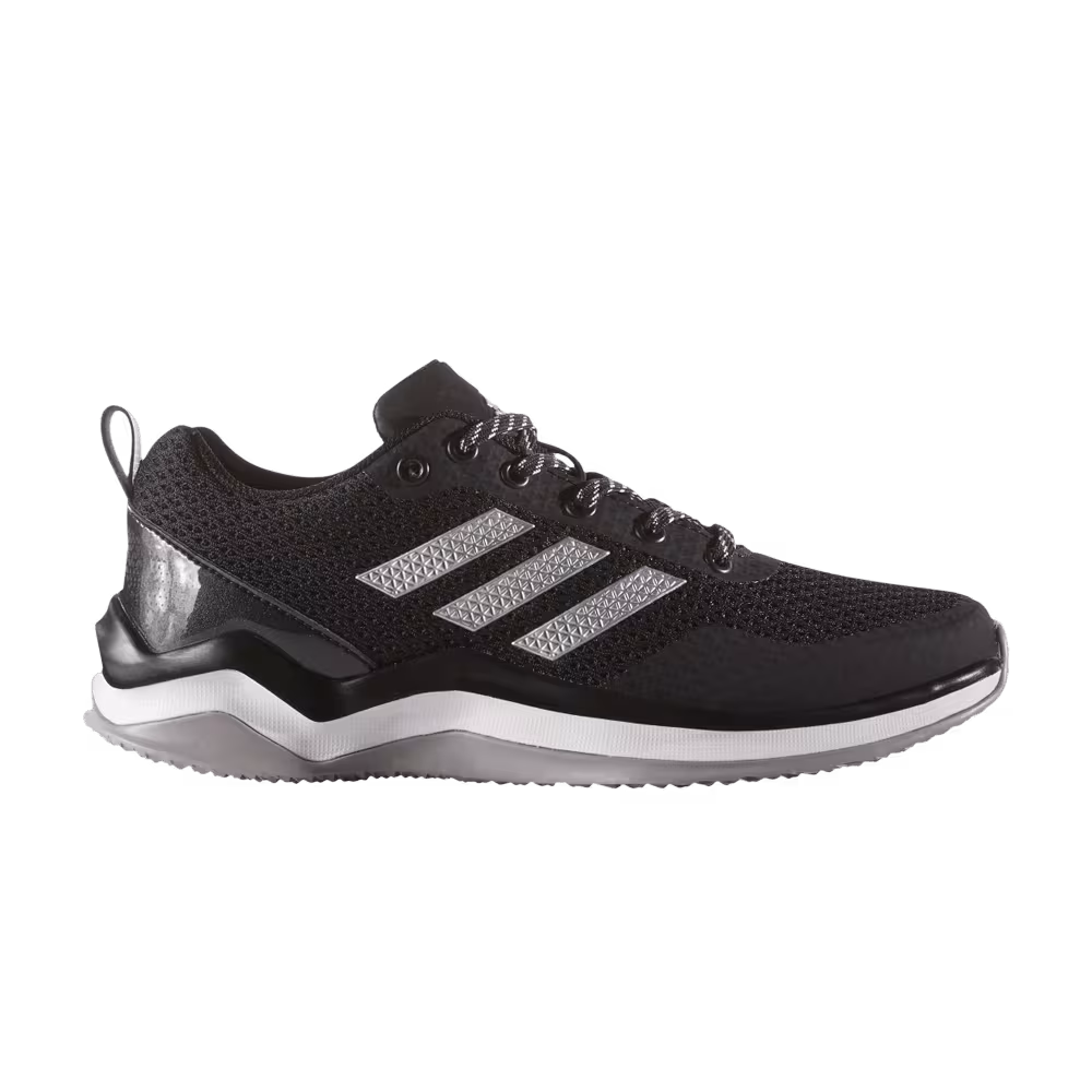 Adidas Speed Trainer 3 J Black Silver Metallic