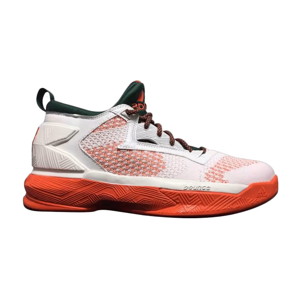 Adidas SM D Lillard 2.0 Primeknit NCAA Miami Hurricanes