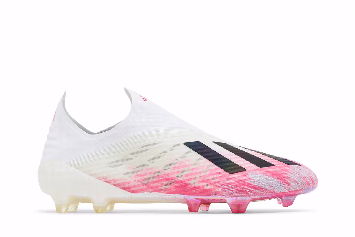 Adidas X 19+ FG White Shock Pink, view 2