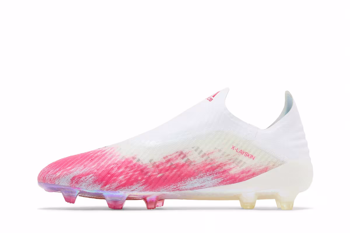 Adidas X 19+ FG White Shock Pink, view 4