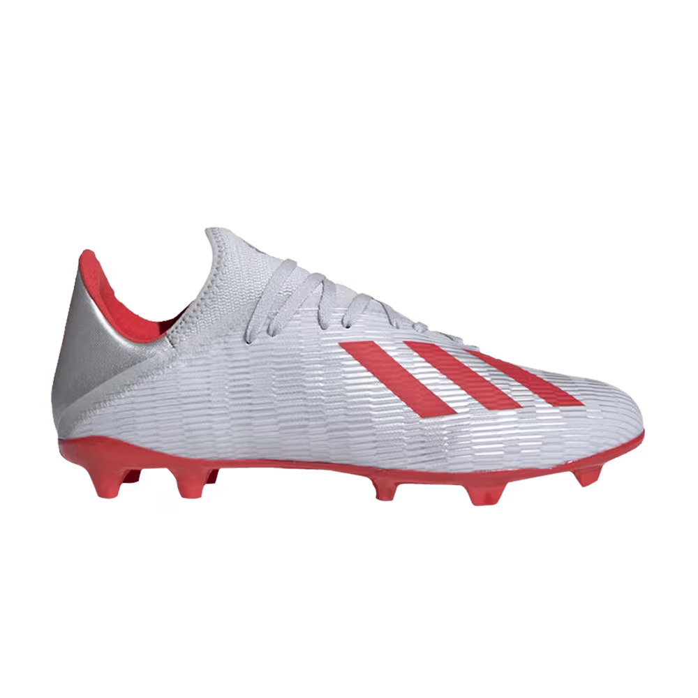 Adidas X 19.3 FG Silver Hi-Res Red
