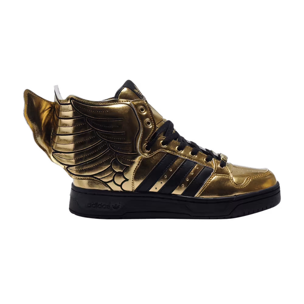 Jeremy Scott x adidas Wings 2.0 Gold Metallic Core Black
