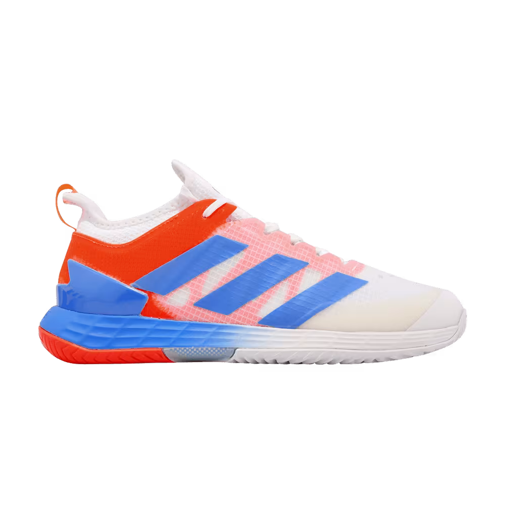 Adidas Adizero Ubersonic 4 M Heat White Blue Rush Solar Red