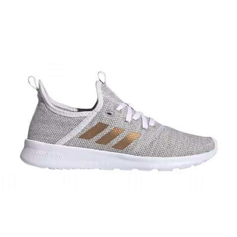 Adidas Wmns Cloudfoam Pure 'Tactile Gold Metallic Grey'