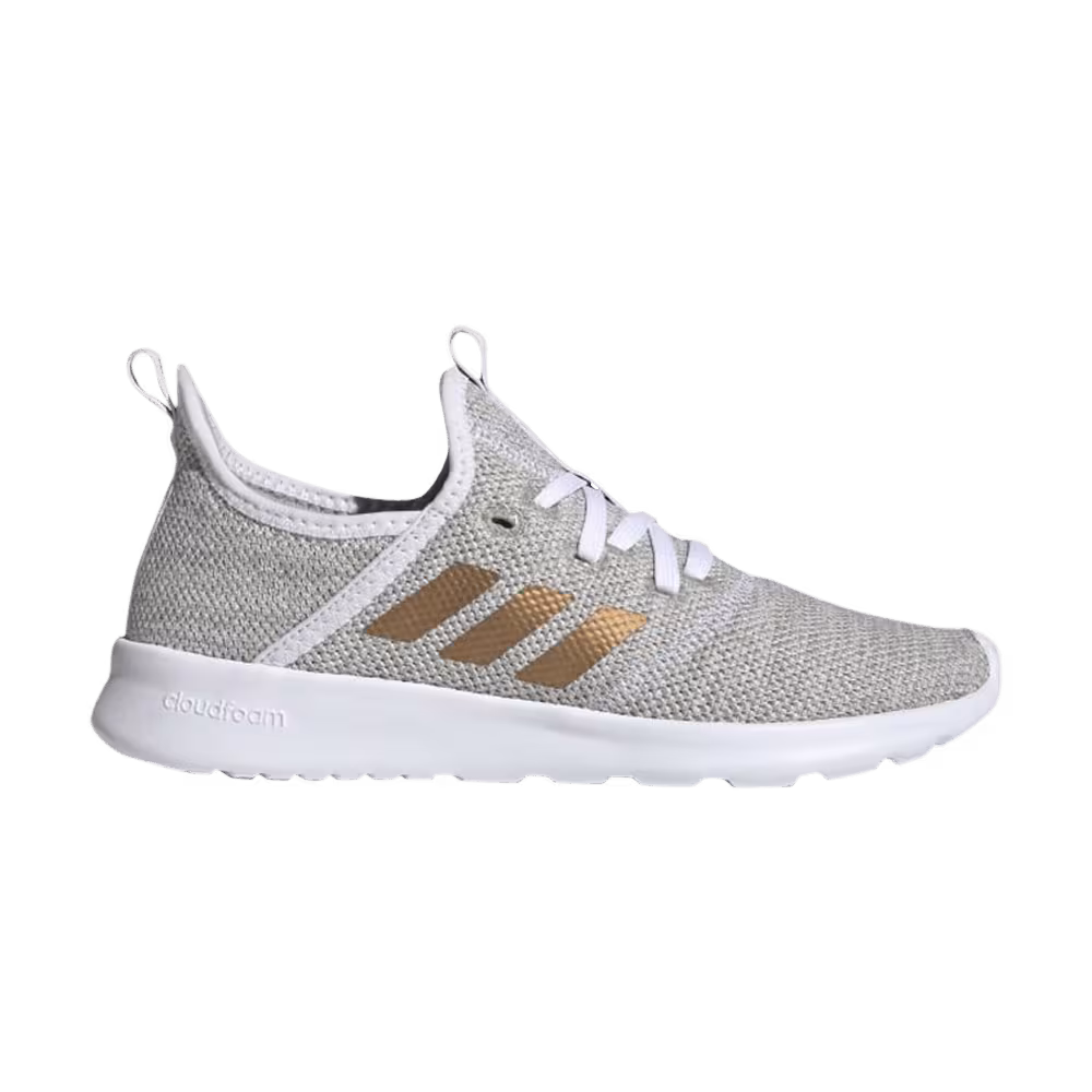 Adidas Women's Cloudfoam Pure Tactile Gold Metallic Grey