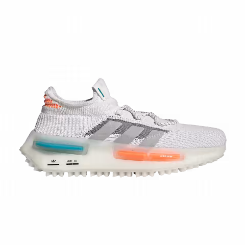 Adidas NMD_S1 'White Orange Teal' Sample