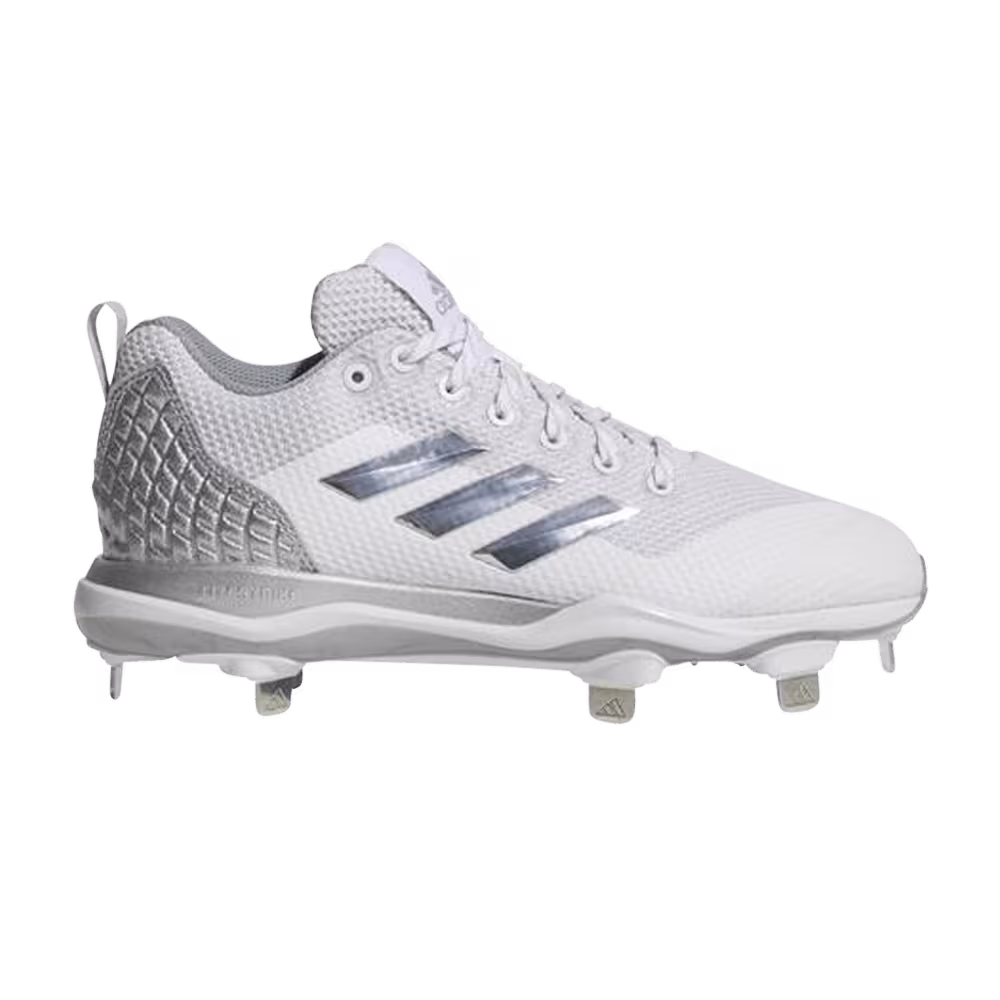Adidas Women's Power Alley 5 White Metallic Silver
