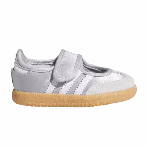 adidas Samba Jane J 'Silver Metallic Cloud White Gum'