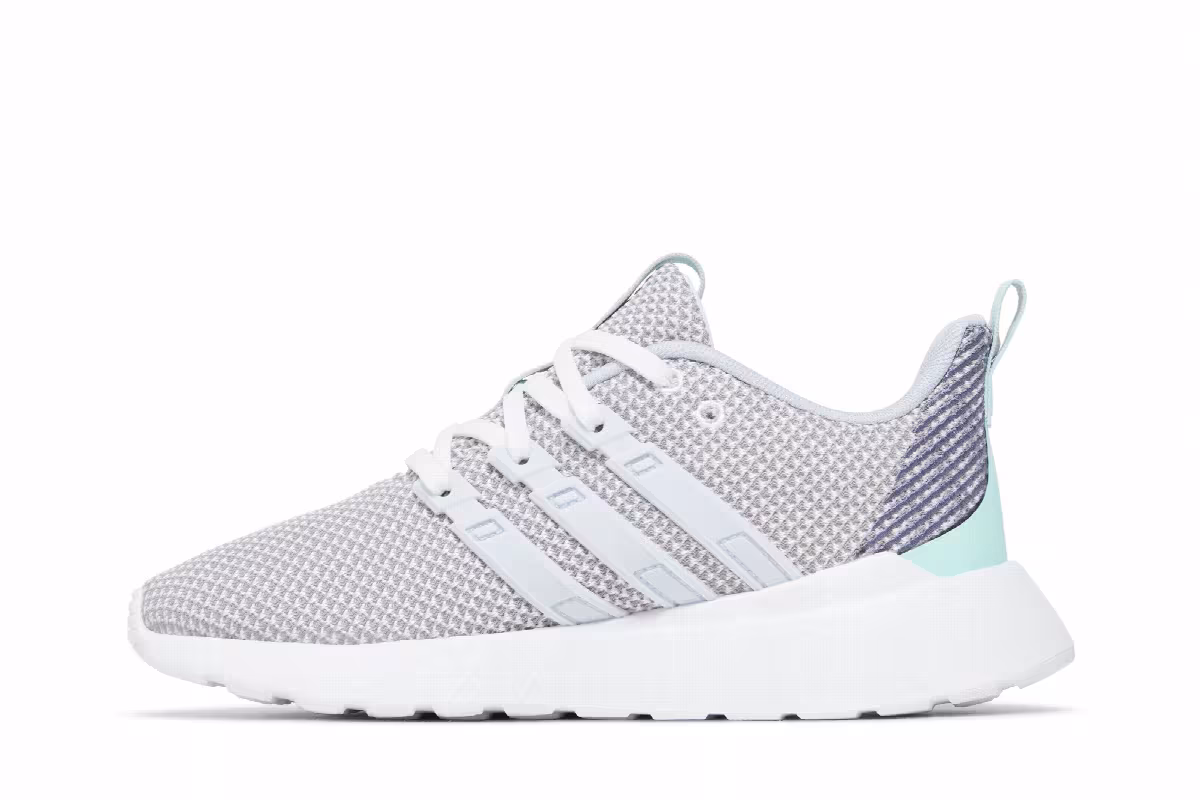 Adidas Questar Flow J Grey Aero Blue, view 4