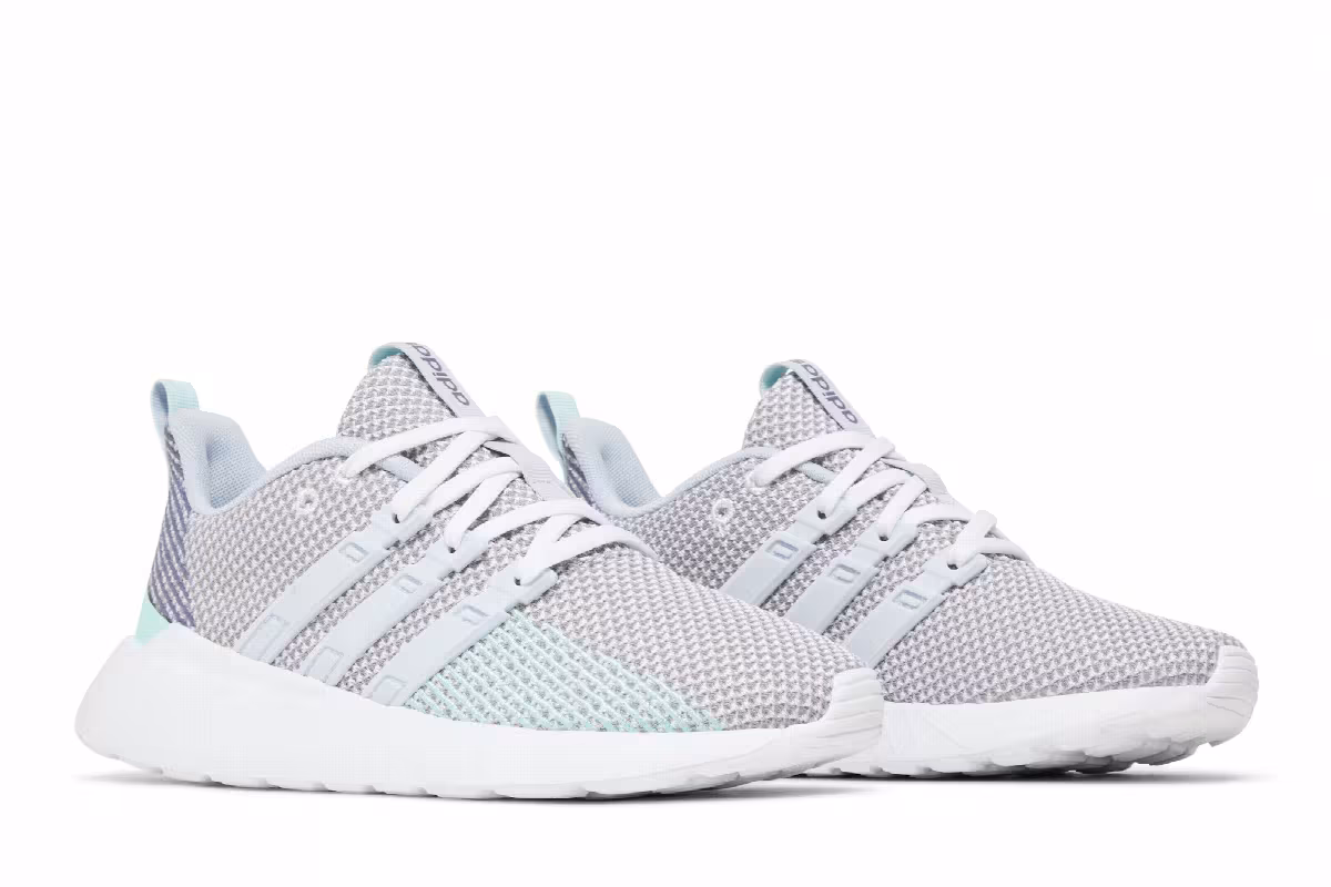 Adidas Questar Flow J Grey Aero Blue, view 9